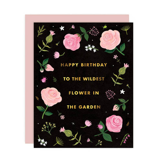 To The Wildest Greeting Card - Gold Foil