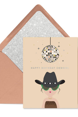 Cowgirl Birthday Greeting Card