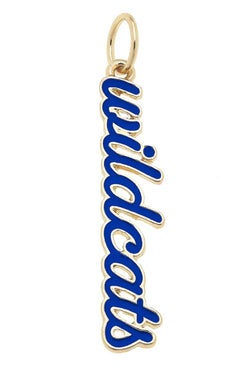Kentucky Wildcats Enamel Script Charm