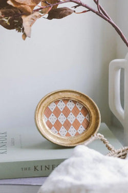 Antique Oval Photo Frame