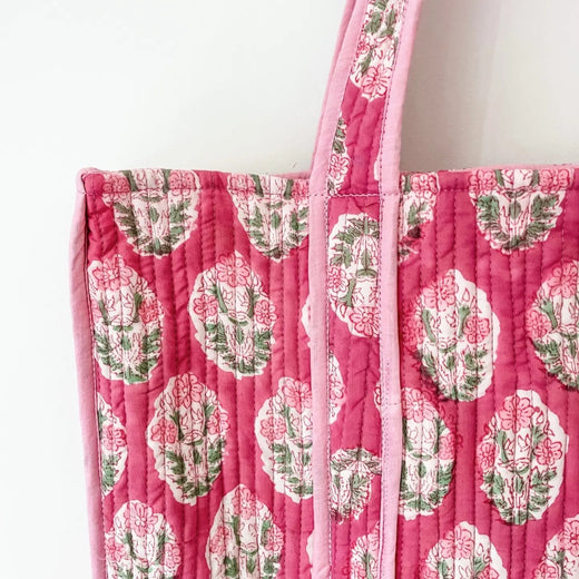 Buta Block Print Tote Bag