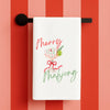 Mahjong Christmas Kitchen Towel