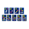 Navy Signature Engraved Tile Set by Amahj Line