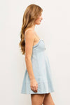 Braided Detail Denim Sundress