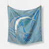 Horse Print Silk Blend Scarf