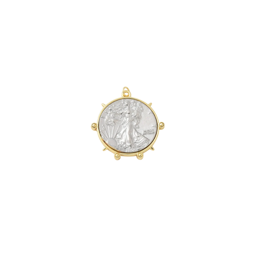 Gold Voyage Liberty Charm