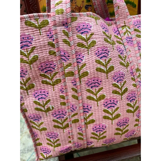 Block Print Duffle