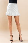 Faux Leather Studded Skirt