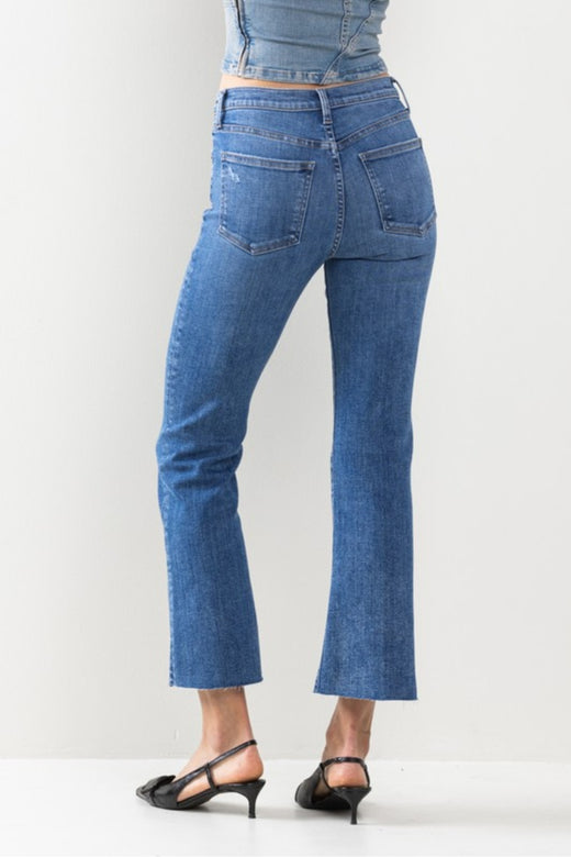 High Rise Medium Kick Flare Jeans