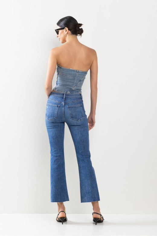 High Rise Medium Kick Flare Jeans