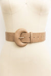 D Ring Style Weathered Leather Belt