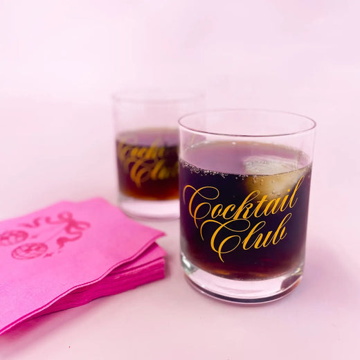 Gold Club Cocktail Glass