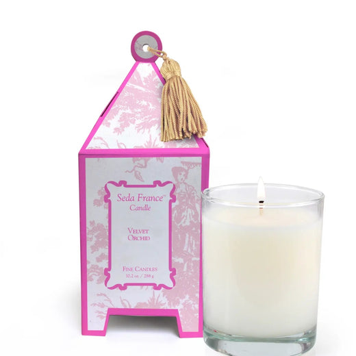 Velvet Orchid Classic Pagoda Box Candle