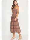 Eyelet Lace Tube Dress