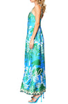 Turtle Printed Maxi Dress