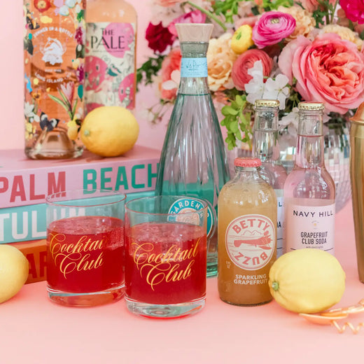 Gold Club Cocktail Glass