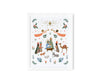 Nativity Scene Art Print (8x10)