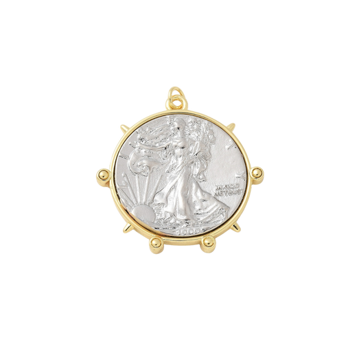 Gold Voyage Liberty Charm