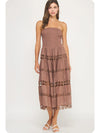 Eyelet Lace Tube Dress