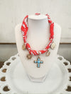 Cross Scarf Neckace