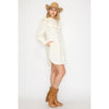 Western Ruffle Shirt Dress