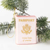 Passport Boxed Glass Ornament