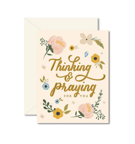 Thinking & Praying For You Sympathy Card