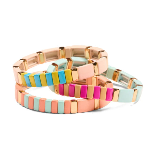 Colorful Tile Bracelets