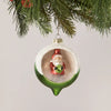 Retro Santa Indent Ornament
