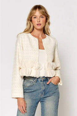 Petal Tweed Crop Jacket