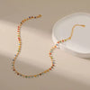 Colorful Vintage Rice Beads Necklace