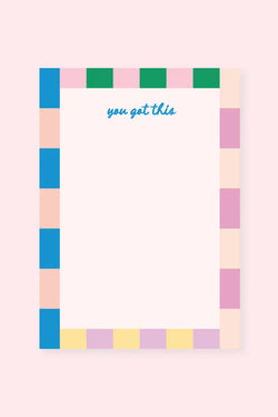 Colorful Stripe Notepad