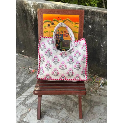 Block Print Tote Bag