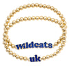 Wildcats Ball Bead Bracelet
