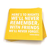 Party Cocktail Funny Napkins-To Nights We'll Never Remember