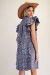 Western Graphic Mini Dress