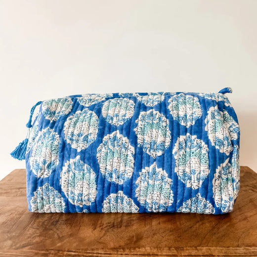 Extra Large Block Print Pouch