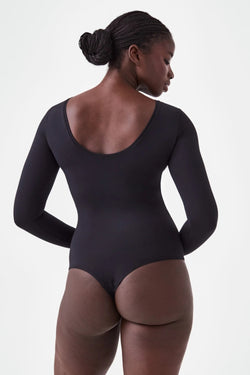 Suit Yourself Long Sleeve Scoop Neck Bodysuit