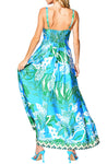 Turtle Printed Maxi Dress