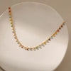Colorful Vintage Rice Beads Necklace