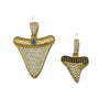 Cz Shark Tooth Charm,