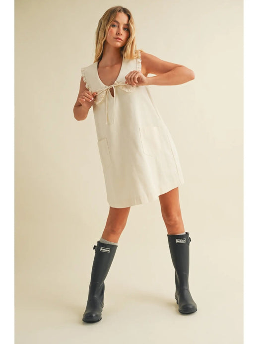 Frill Collar Dress