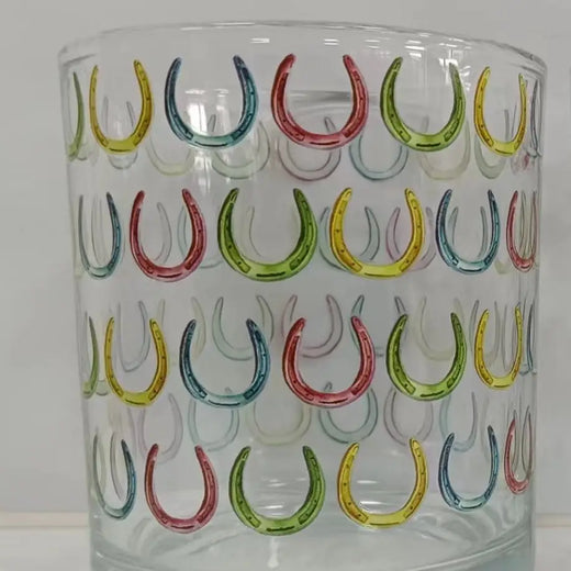 Derby Horse Rocks Glass
