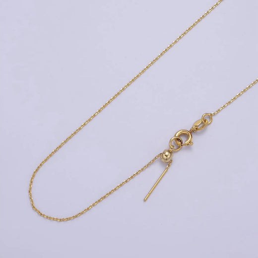 Necklace - 14K GF Cable - 18'