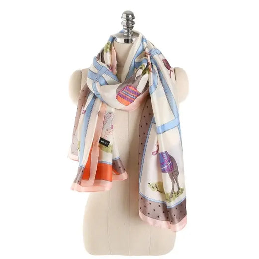 Equestrian Pink Scarf