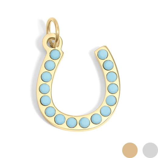 Turquoise Stone Horseshoe