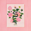 Eternally Fierce Greeting Card - Gold Foil