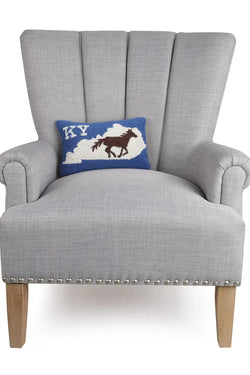 Kentucky Horse Hook Pillow
