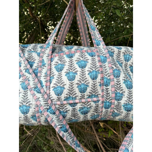 Block Print Duffle