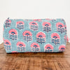 Extra Large Block Print Pouch